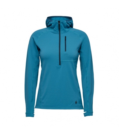 Black Diamond Coefficient Quarter Zip Fleece Hoody W's