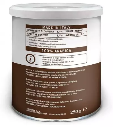 Кафе Costadoro Moka 100% Arabica 250g