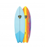 O&E Flame Epoxy Super Twin 6'0'' Surfboard